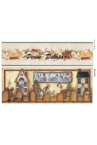 LİNEART Brass Decopage No:2913