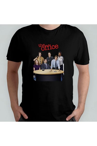 Pixxa The Office 100% Cotton Crew Neck T-shirt Μοντέλο - 4