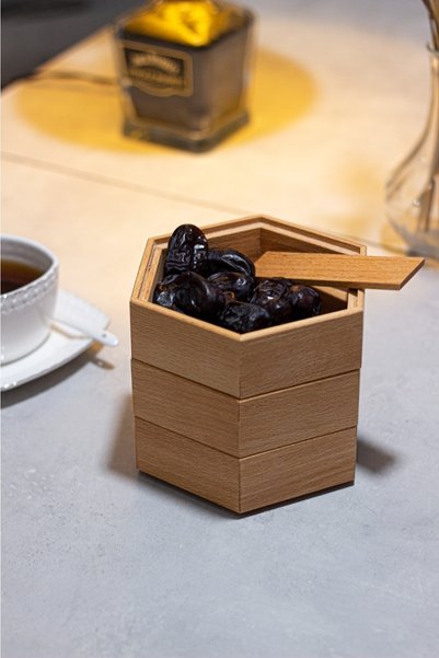 KukiWood Eva Wooden Snack Bowl, Mini Size Snack Bowl, Presentation Bowl, Snack Plate,