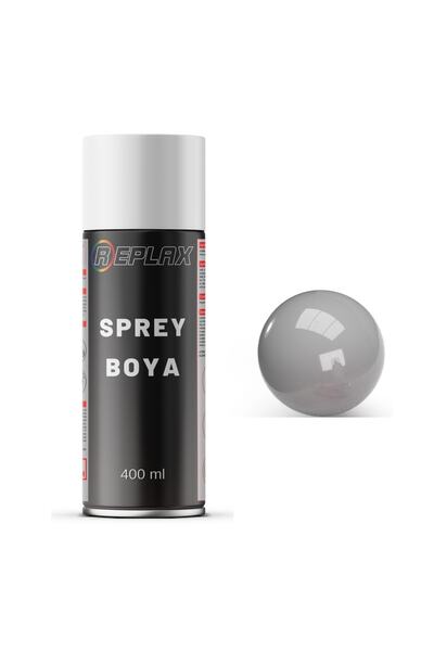 REPLAX Bisiklet Boyası Metalik Gri Sprey Boya 400 Ml.