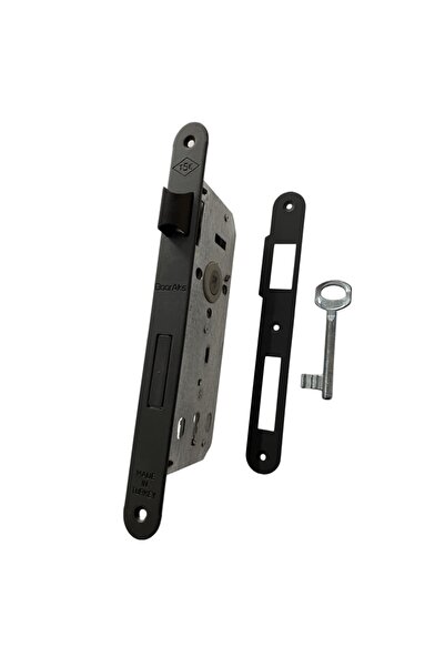 Dooraks Door Aks 45*18 Mm Kilit Oda Siyah Oval
