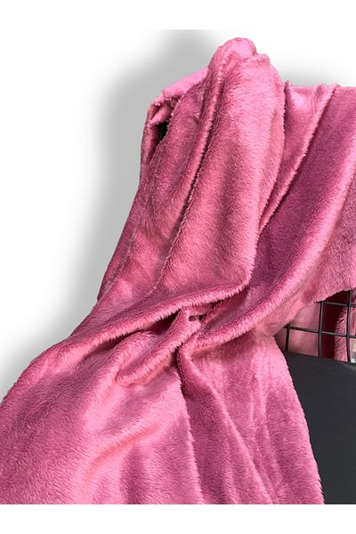 PLUSH STUDIO Zp Velboa, Εισαγόμενο λεπτό βελούδινο ύφασμα 100x150cm λιλά Υφάσματα για το σπίτι Ένδυση