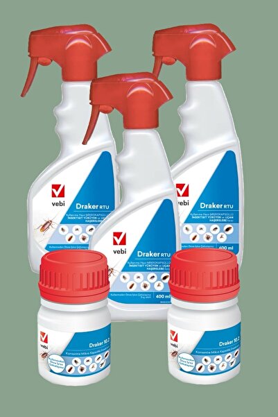 Vebi Draker 10.2 Cs 50 Ml X2 Adet Ve Draker Rtu 400 Ml X3 Adet