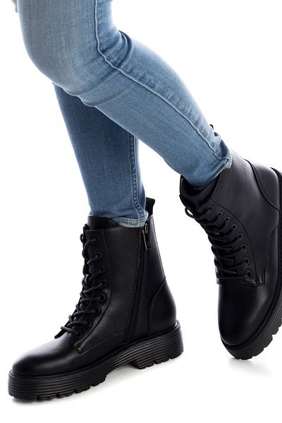 XTI Stiefelette - Schwarz - Blockabsatz