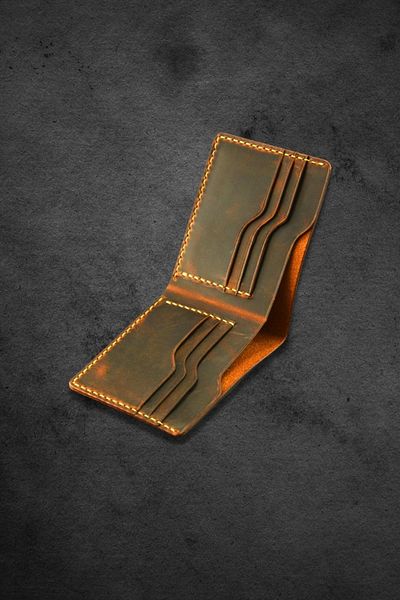 SAFİR DERİ Lidya Taba Classic Leather Wallet