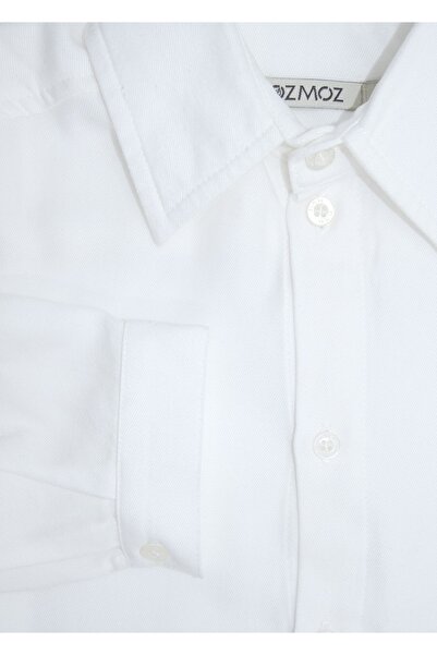 Ozmoz By Mukadder Özden 100% Viscose Classic Boy's Shirt