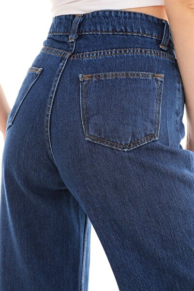 Ramrod Daydream Women's High Waist Wide Leg Denim Pants Palazzo Jeans