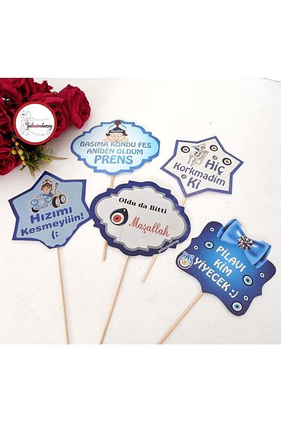 Gelincimherşey 5-Piece Circumcision Concept Speech Balloon