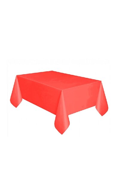 ECE PARTİ مفرش سفرة أحمر مقاس 120*180