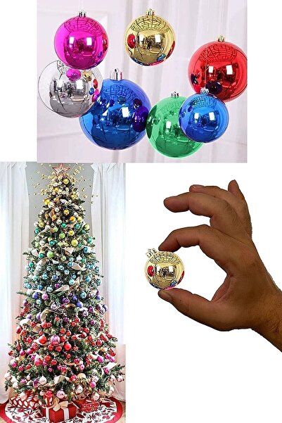 Happyland Christmas Tree Decoration 4 cm Colorful 18-Piece Mixed Color Cute B...