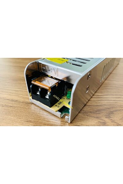 ATAELEKTRONİK Slim - Metal - 12v 5a Şerit Led Dvr Güvenlik Kamera Adaptörü Tr...