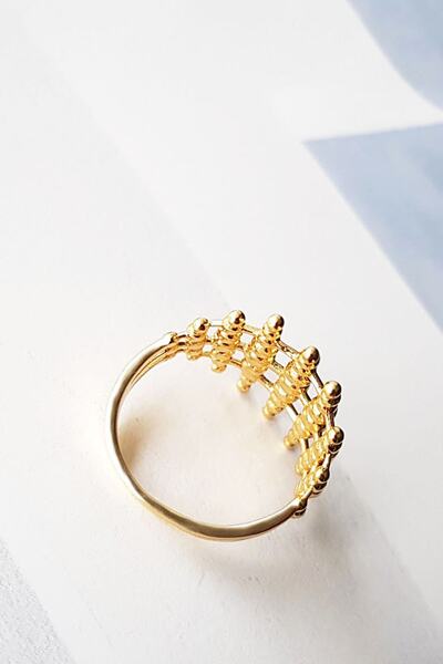 MorMajor Silver Tasarım Crown Gümüş Yüzük