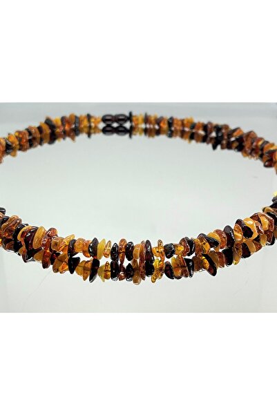 Tesbihci Efendi Damla Kehribar Yetişkin Multicolor Kolye 45cm