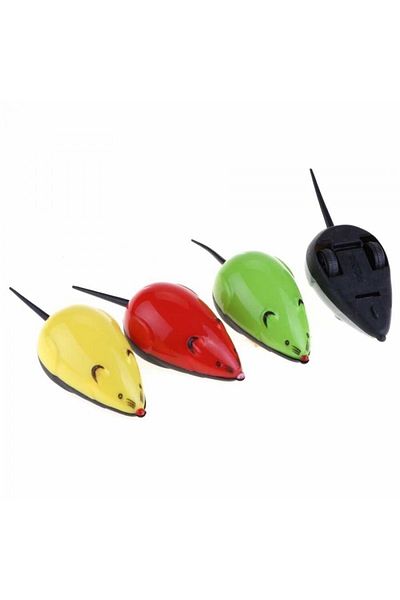Yıldızhane Cat Mouse Toy Colorful Pull and Drop