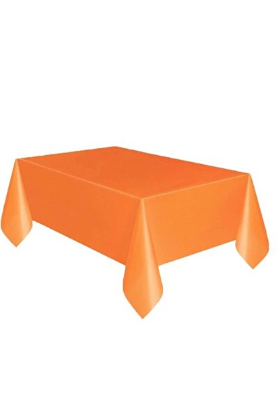 ECE PARTİ مفرش سفرة برتقالي مقاس 120*180