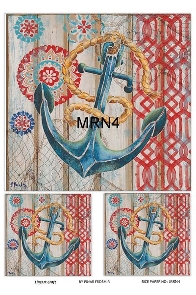 LİNEART Brass Decopage Paper La Mrn4