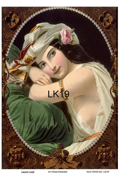 LİNEART Lk019 Brass Decopage