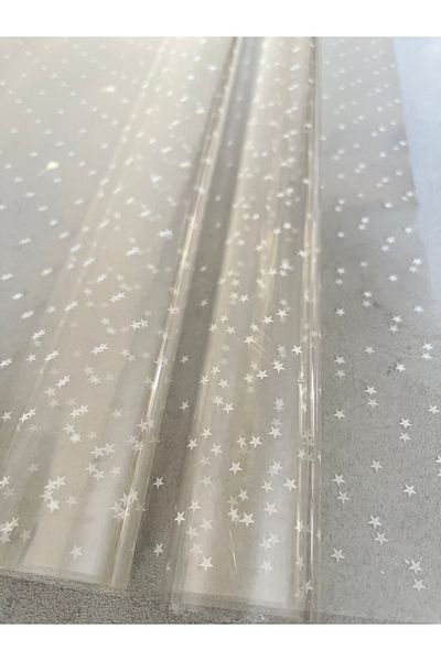 Meyofficial Star Patterned Transparent Packaging Gelatin 70*100 cm