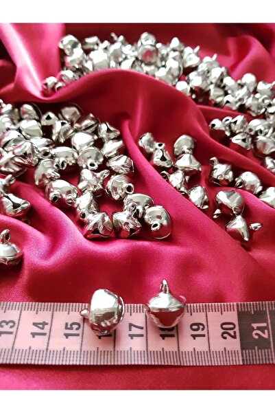 Aslan Online 20 Adet Gümüş Renk Kulplu Zil,çan,çıngırak,amigurumi Zili,tasma ...