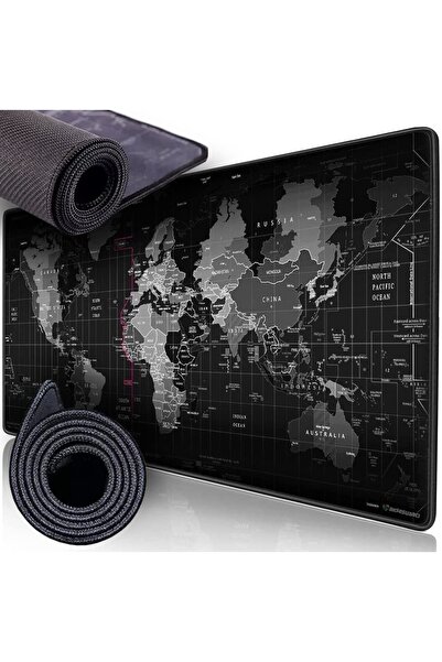 fortrek Mousepad Dünya Desenli 90 X 40 Cm Dünya Desenli Mause Pad