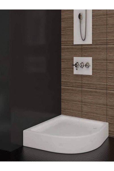Sırduş 100x90x12 Asimetrik Monoblok Sol Duş Teknesi
