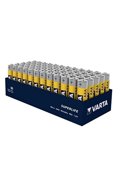 Genel Markalar Carbon Cat® Varta Superlıfe Çinko Aaa Ince Kalem Pil 60lı Paket
