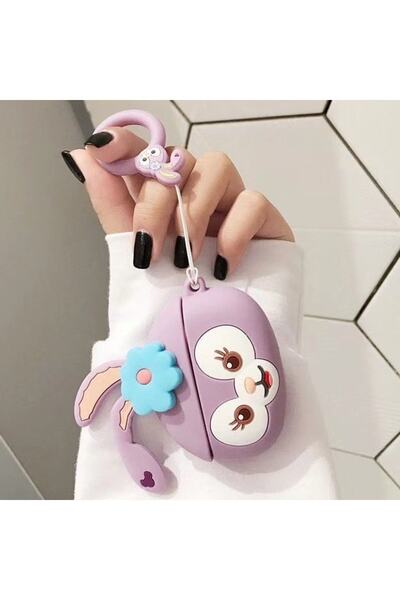 HappyCase Air Pods Pro Ve Pro 2.Nesil Uyumlu 3d Silikon Kulaklık Uyumlu Kılıf...