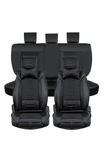 kepmorpho غطاء مقعد سيارة جلدي فاخر من فولكس فاجن باسات B5 (رويال) باللون الأ...