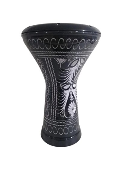 Erga Müzik Organizasyon & Prodüksiyon Mısır Darbuka Özel Işlemeli Siyah