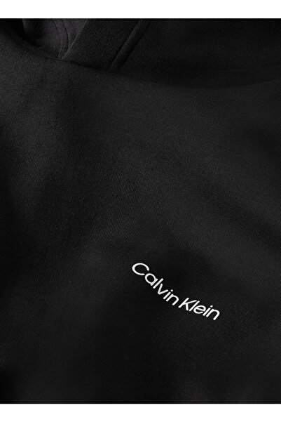 Calvin Klein Kapüşon Yaka Siyah Erkek Sweatshırt K10k109927beh