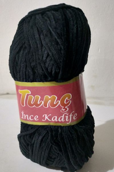 Tunç Çadır Thin Velvet Black 1 Piece Color: 1217