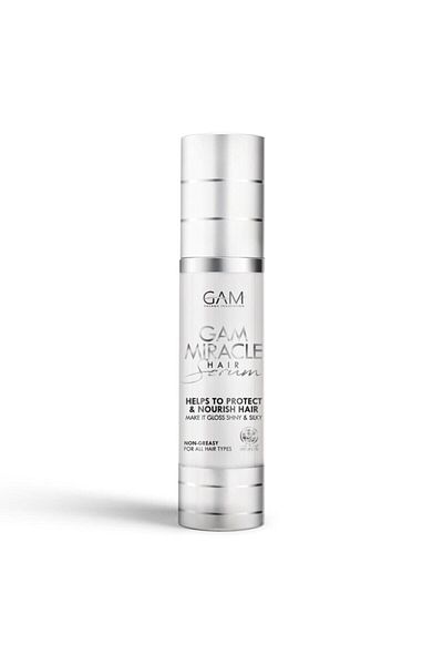 GAM Hair Care Serum Nourishes and Protects Hair Helps Repair Damaged Hair Contains Vitamin E