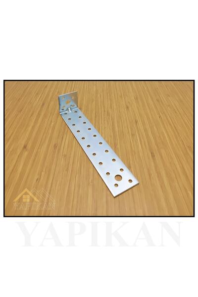 Yapıkan 2 Ad L Demir Gönye Köşebent 2x40x40x200mm - Deprem Mobilya Dolap Sabitleme Köşe Birleştirme Aparatı