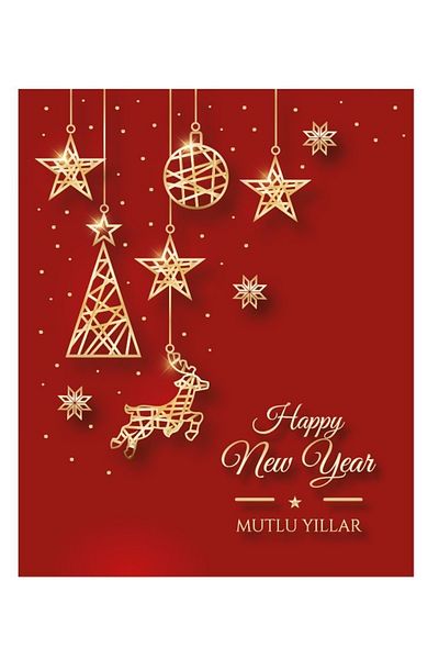 Fa Etiket New Year Card