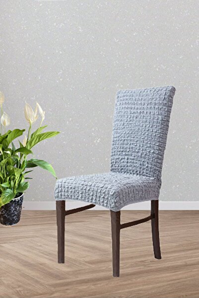 BASHTUGH TİCARET Bashtugh Sandalye Kılıfı Bürümcük Eteksiz Lastikli Yıkanabilir Sandalye Örtüsü Tek Adet.