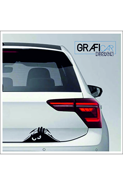 GRAFİCAR ملصق شبح يبحث من الخلف