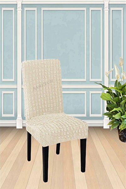 BASHTUGH TİCARET Bashtugh Sandalye Kılıfı Bürümcük Eteksiz Lastikli Yıkanabilir Sandalye Örtüsü Tek Adet.