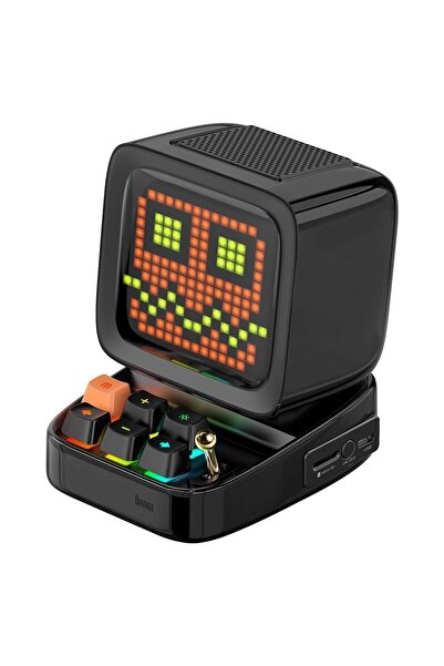 DIVOOM Ditoo Plus Black Bluetooth Hoparlör