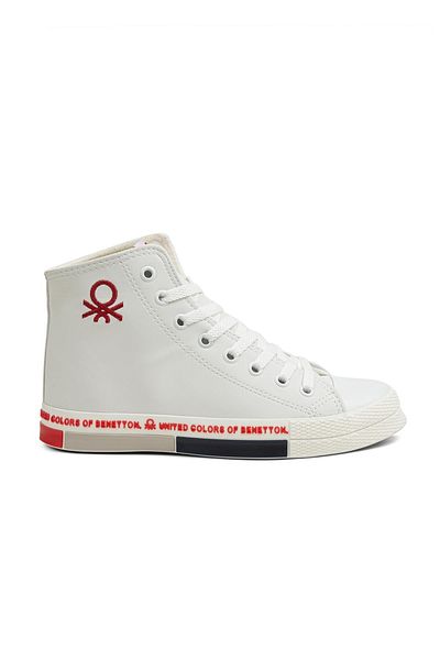 Benetton ® |   Bn-30747 - 3374 Λευκό - Ανδρικά Αθλητικά Παπούτσια