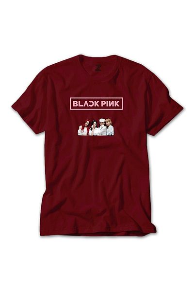 Z zepplin Μαύρο ροζ πρόσωπο κόκκινο T-shirt