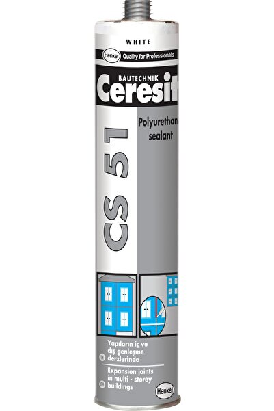 Genel Markalar CS 51 FC Poliüretan Mastik Beyaz 280 ml