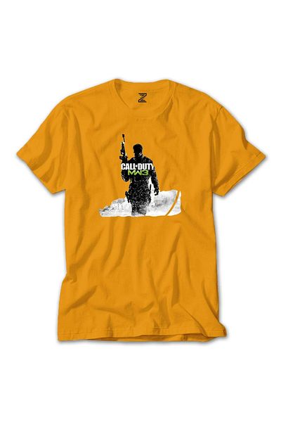 Z zepplin Κίτρινο T-shirt Call Of Duty Silhouette M3