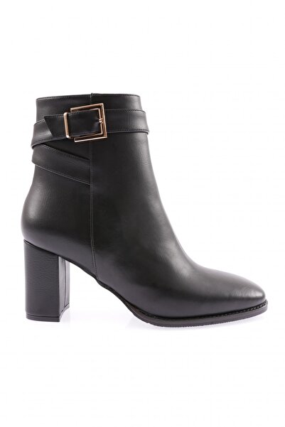 DGN K905-22k Women's Belt Detailed Heeled Boots