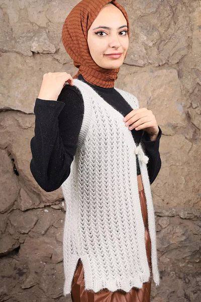 Çt Çeyizci Tekstil Women's Vest, Dowry Knitted Vest, Gift Engagement Vest