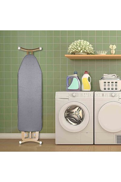 AYSAN Ironing Board Cover Cover Cloth Felted Heat Reflective Burn and Stain Resistant Adjustable