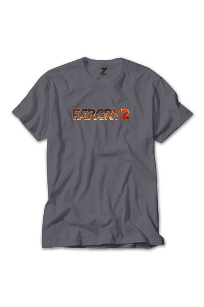Z zepplin Farcry 2 Text Grey T-Shirt