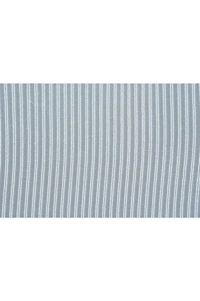 AKÇA TEKSTİL Κουρτίνα από τούλι με πλισέ, έτοιμη για ράψιμο, μοντέλο Pasta, λευκό ασημί χρώμα, 300*260