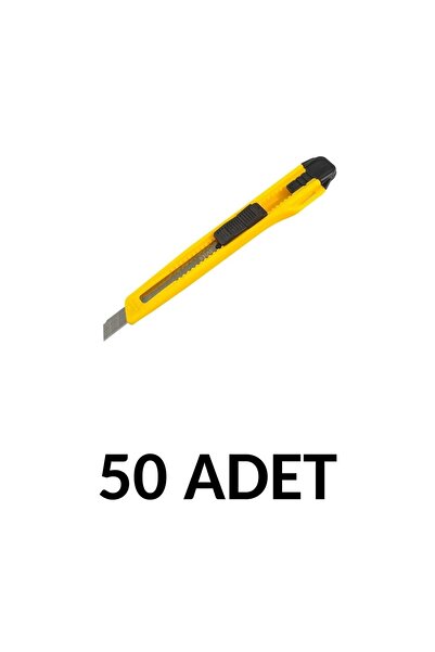 KRAF 50 Adet Dar Maket Bıçağı - Plastik Falçata Küçük Boy