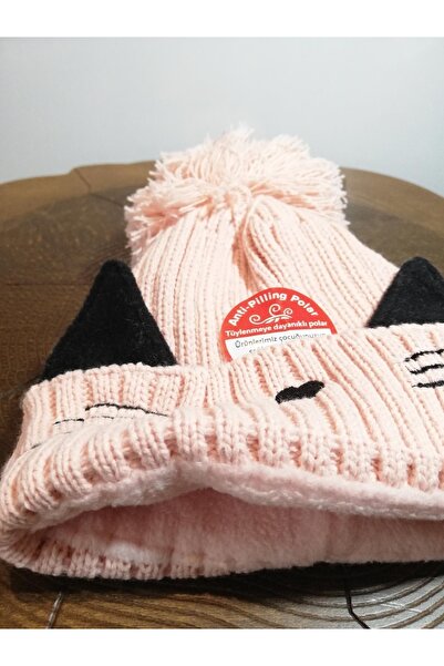 Kitti Baby Girl Fleece Laced Beanie 22110-03-125 0-18 Months