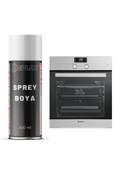 REPLAX Inox Ankastre Fırın Sprey Boya 400 Ml.